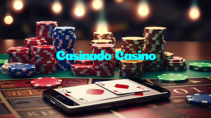 Casinado Casino casino presented on mobile device in Pakistan with slots and live games